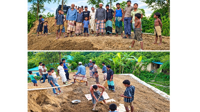 হোয়াইক্যং মিনাবাজার আশ্রয়ণ প্রকল্পে মসজিদ নির্মাণে সহযোগিতা চান গ্রামবাসী 